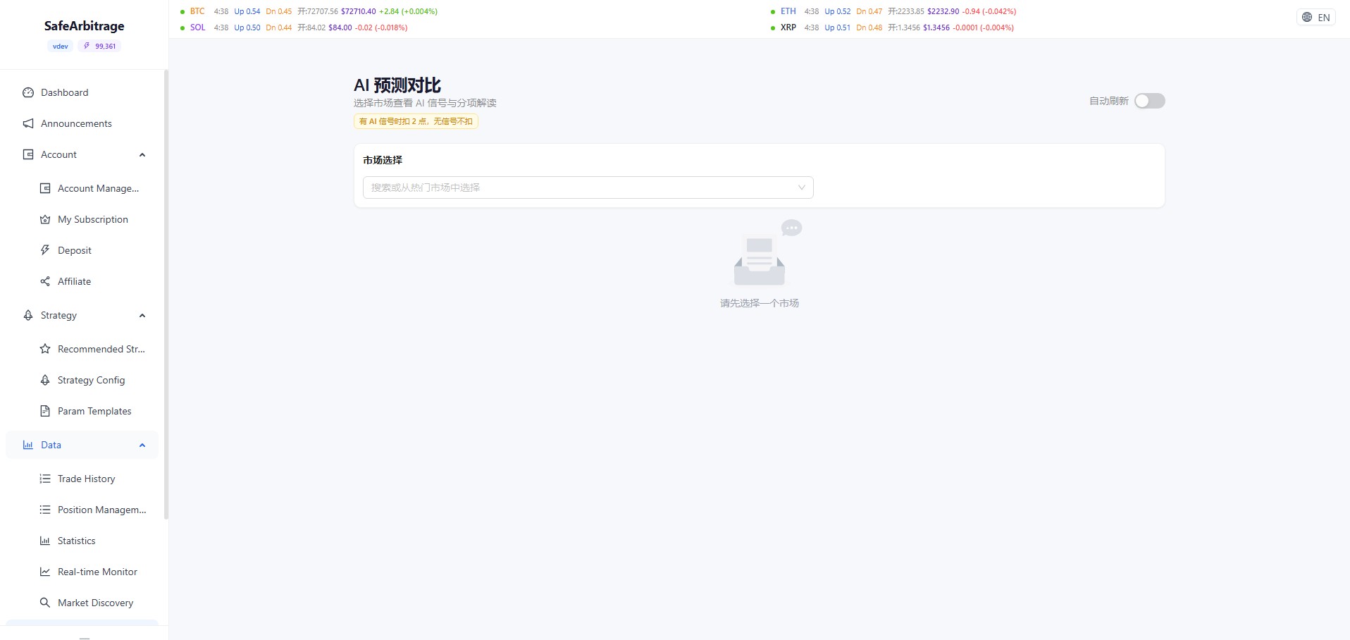 AI Prediction Signals